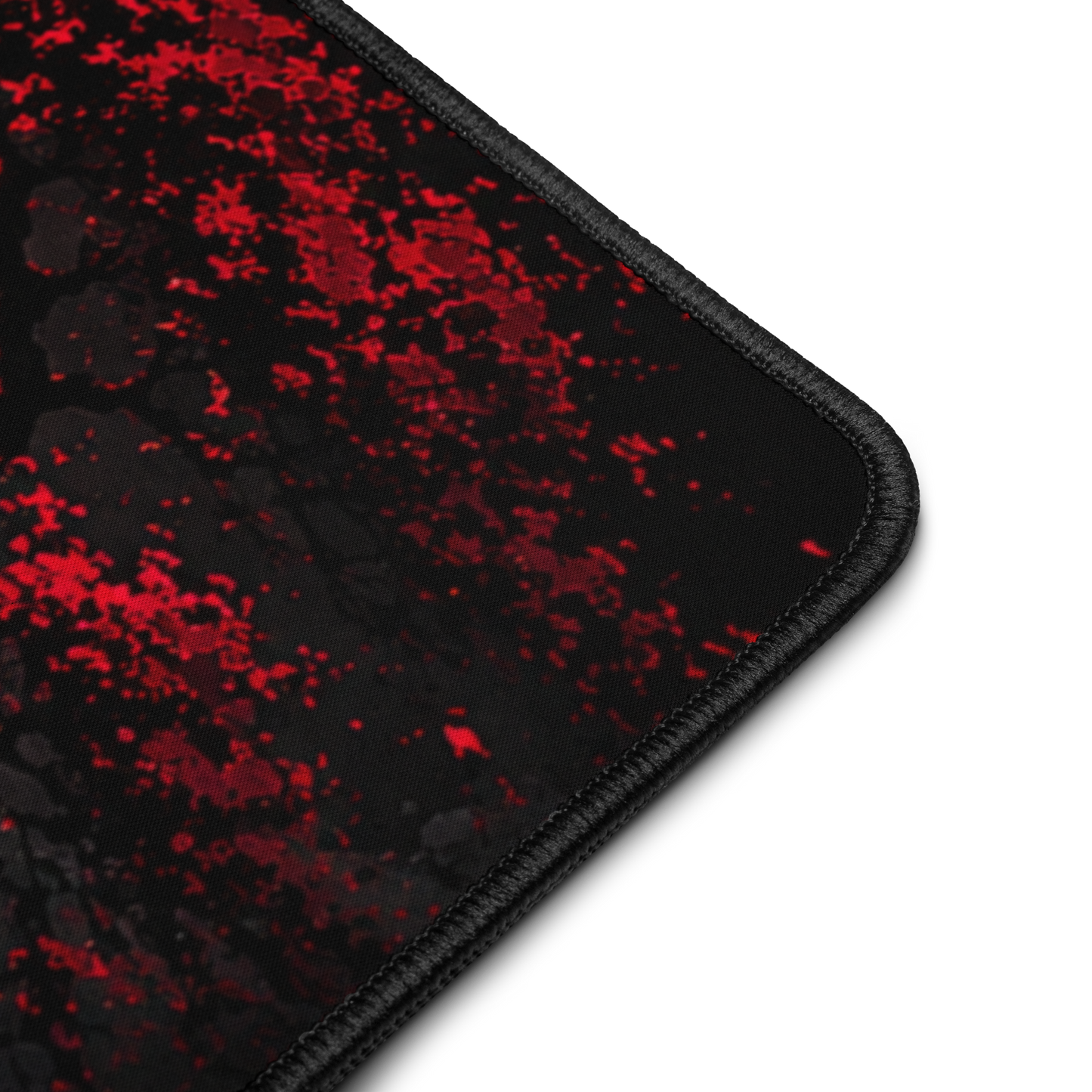 Crimson Eclipse Desk Mat – 16" x 32"