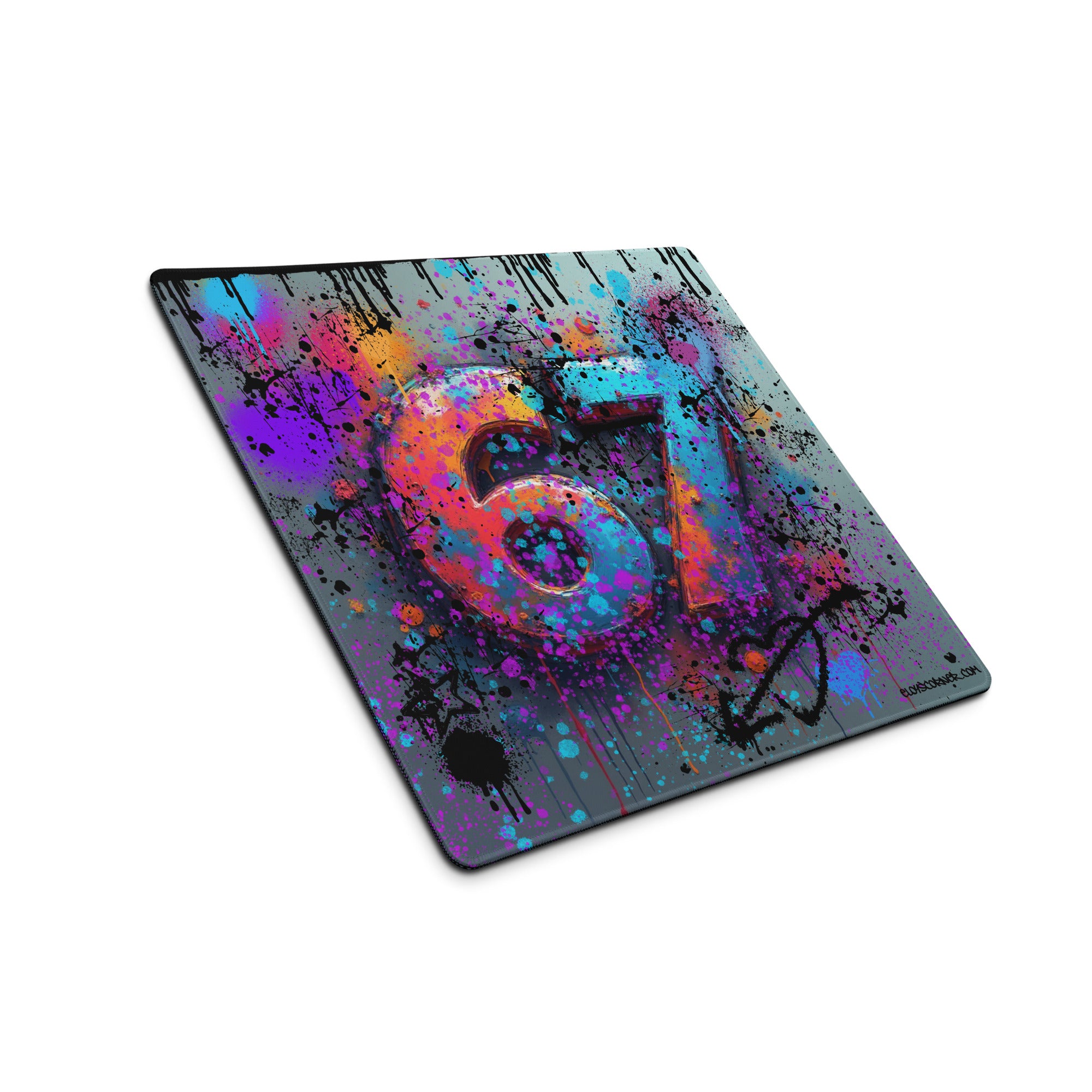 18" x 16" - 67 Paint Drip Gaming Mat