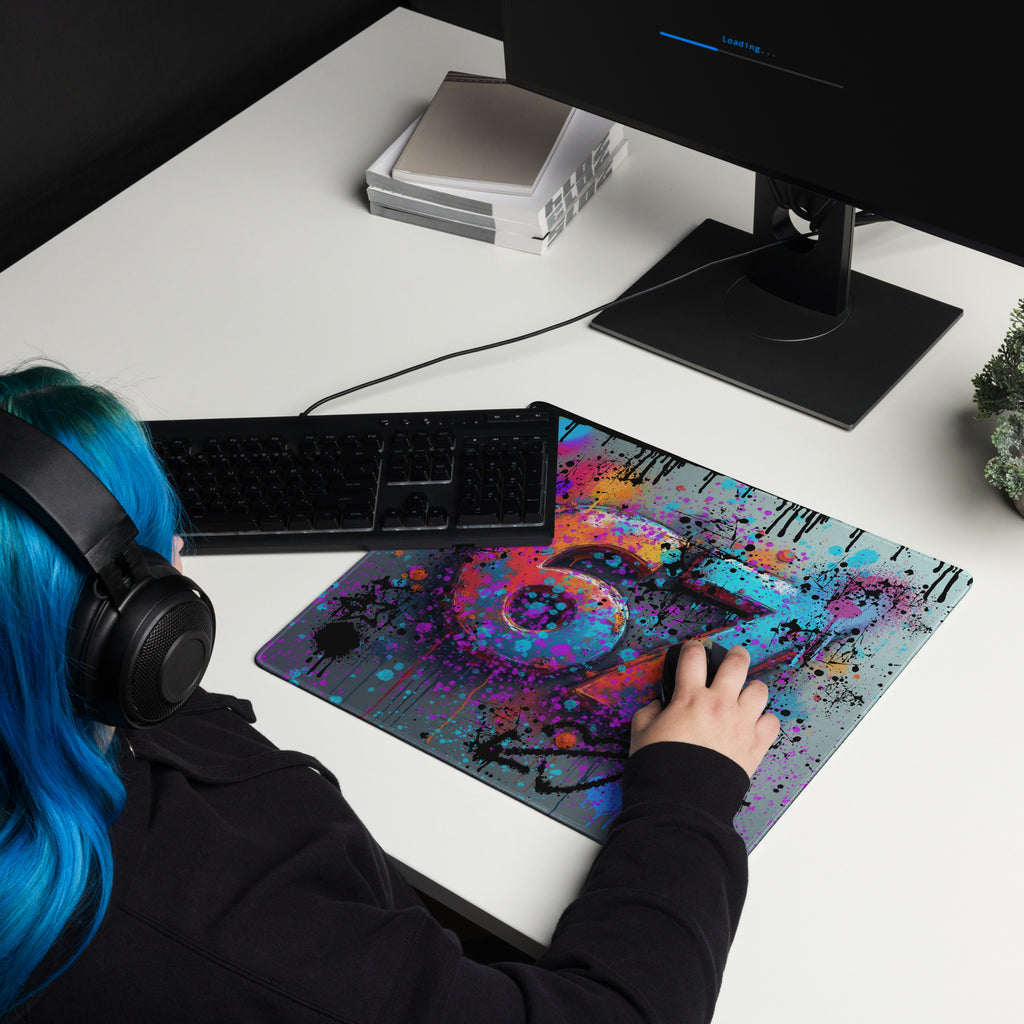 18" x 16" - 67 Paint Drip Gaming Mat