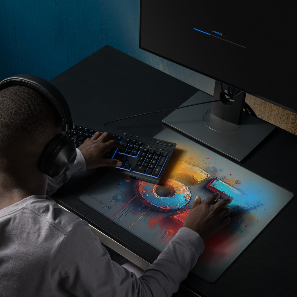 18" x 16" - 67 Graffiti Splash Gaming Mat