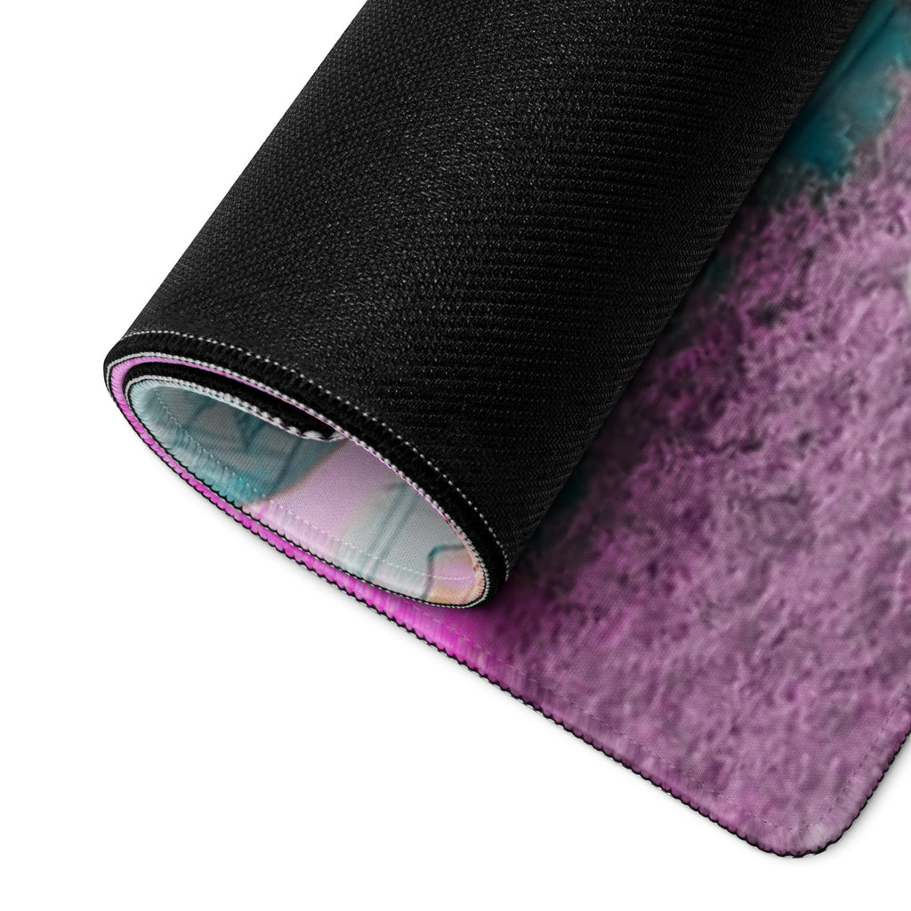 18" x 16" Dog Hair Cut Pink Gaming Mat