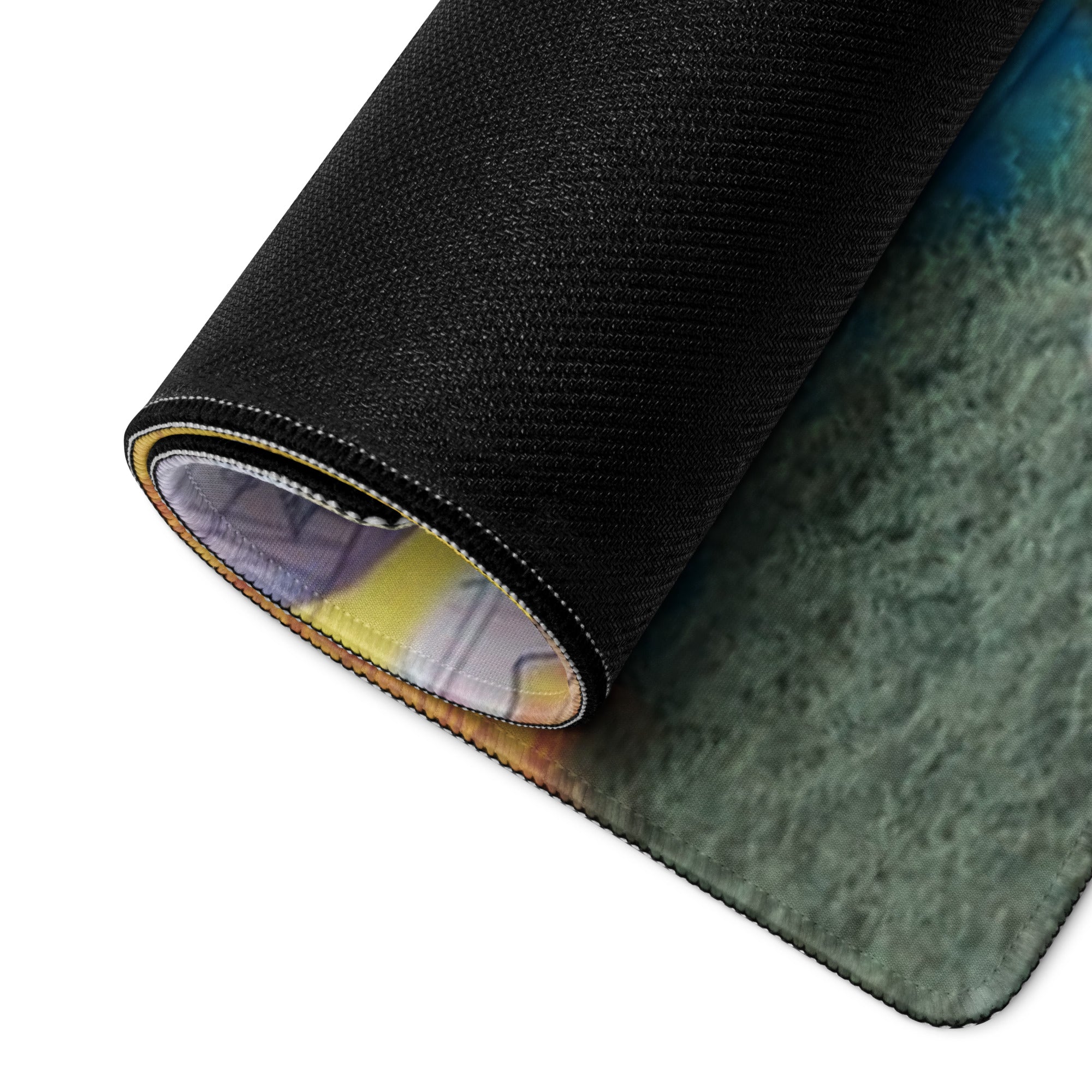 18" x 16" Dog Hair Cut Yellow Gaming Mat