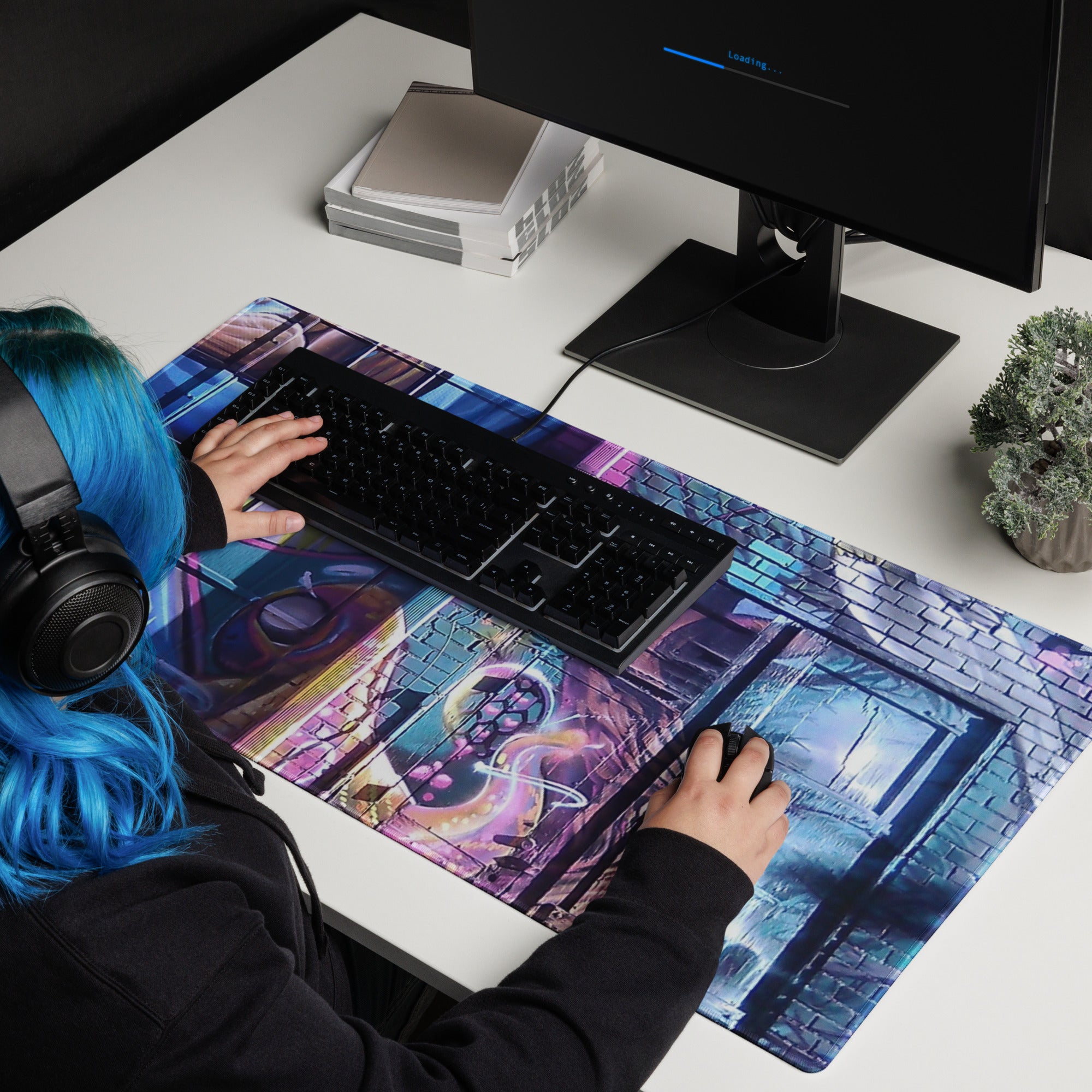 36" x 18" Street Wall Gaming Mat