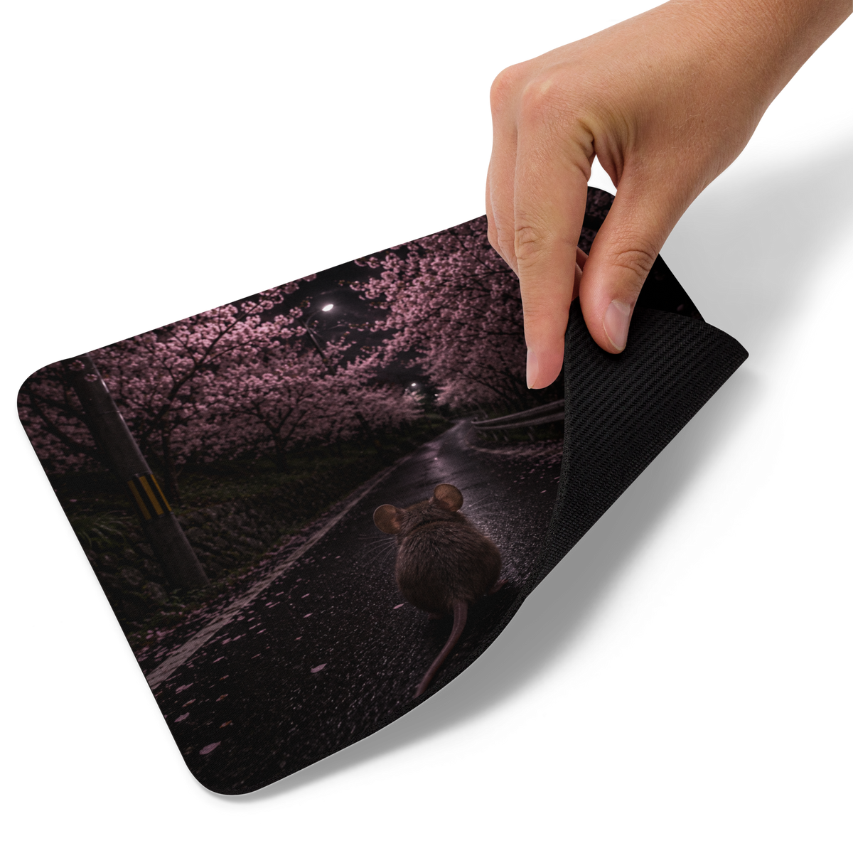 The Mouse Mouse Pad – 8.7" x 7.1" – Smooth Polyester, Non-Slip Rubber Base, Abstract Artistic Mouse Pad